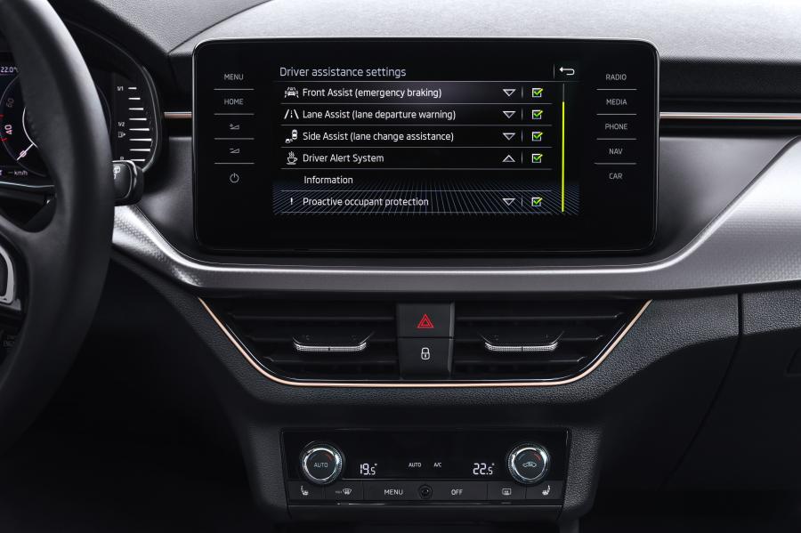 Детали интерьера Skoda Kamiq 2019 года  (WW) (фото 206 из 217)